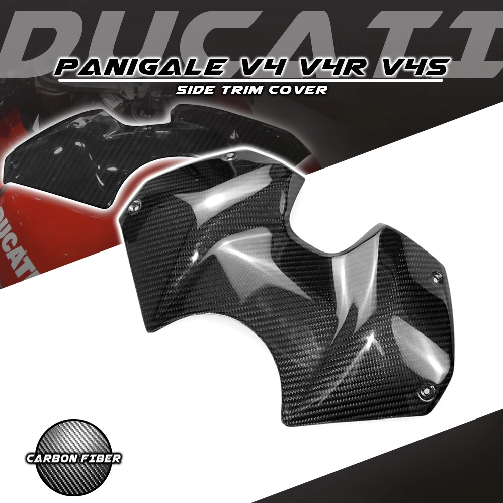 For Ducati Panigale V4/ V4S/ V4R 2018-2022 2019 2020 2021 100% Carbon Fiber Side Trim Cover Faring Motorcycle Accessories
For Ducati Panigale V4/ V4S/ V4R 2018-2022 2019 2020 2021 100% Carbon Fiber Side Trim Cover Faring Motorcycle Accessories