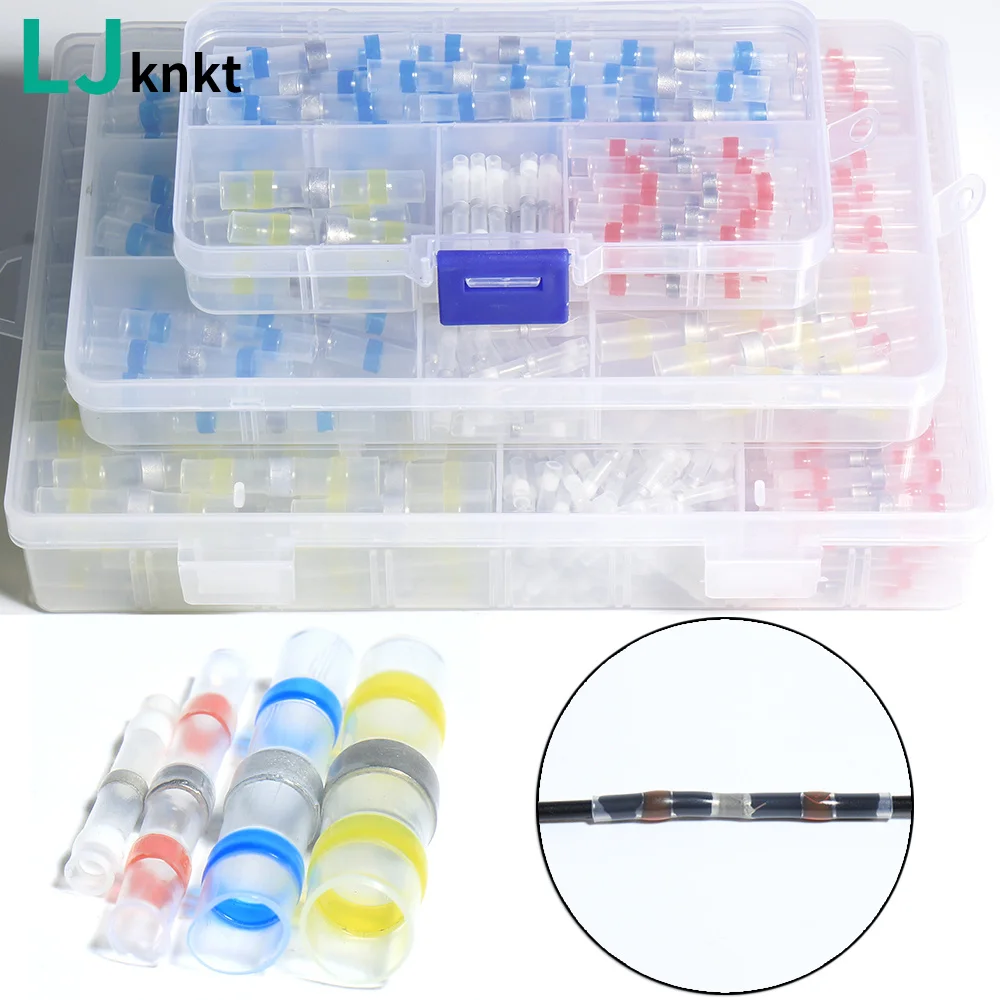 Waterproof Seal Heat Shrink Butt Terminal Solder Insulated Wire Connectors Automotive Marine Electrical with Solder tube docking
Waterproof Seal Heat Shrink Butt Terminal Solder Insulated Wire Connectors Automotive Marine Electrical with Solder tube docking