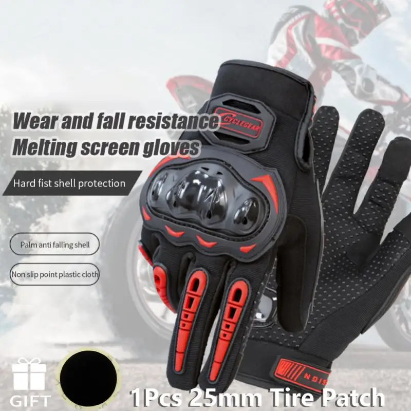 

1 Pair Motorcycle Gloves Summer Riding Gloves Hard Knuckle Touchscreen Motorbike Tactical Gloves For Dirt Bike Motocross ATV UTV