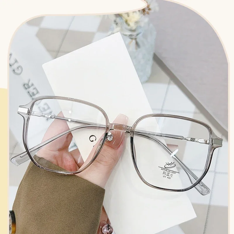 Korean Version Big Frame TR90 Retro Harajuku Anti-blue Glasses Classic Trend All Match Flat Glasses
Korean Version Big Frame TR90 Retro Harajuku Anti-blue Glasses Classic Trend All Match Flat Glasses