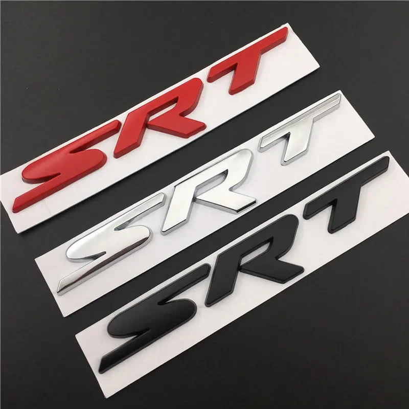 

150x25mm Car Side Fender Emblem Badge for Dodge SRT Logo Sticker Durango Ram 1500 Charger Viper Challenger Caliber Accessories