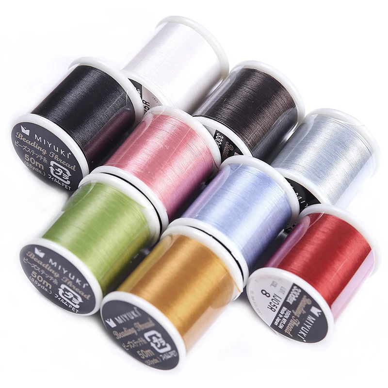 Original Miyuki Beading Thread 330dtex Made In Japan 50Meters 100% Nylon Thread For Handmade
Original Miyuki Beading Thread 330dtex Made In Japan 50Meters 100% Nylon Thread For Handmade