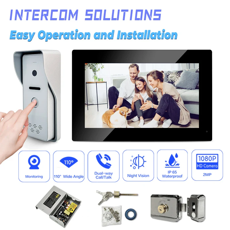 Factory cheapest 7 full touchscreen video door phone intercom system video intercom kit
Factory cheapest 7 full touchscreen video door phone intercom system video intercom kit
