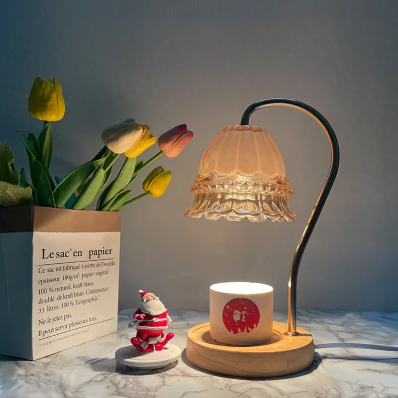 

Aromatherapy Melting Wax Lamp ins Fragrance Expanding Gift Table Lamp Smokeless Temperature Regulating American Retro Night Lamp
