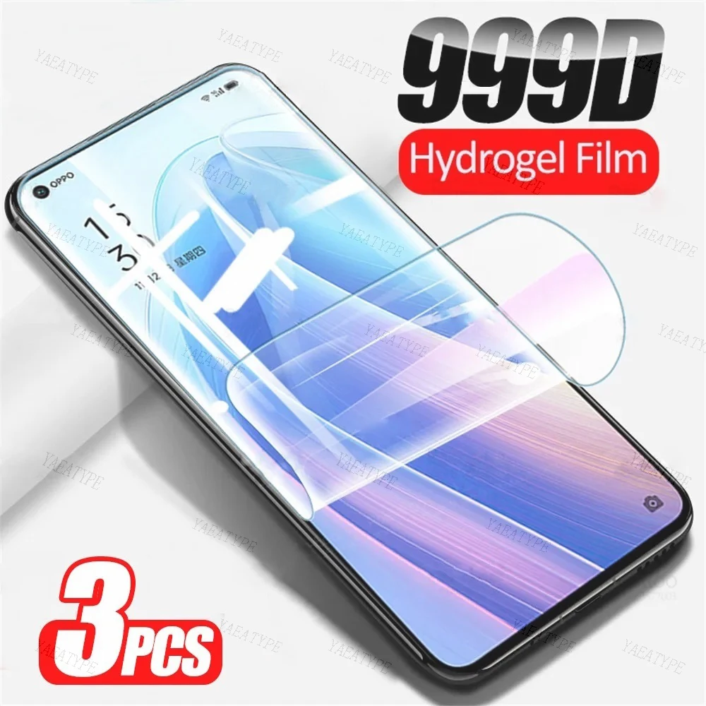 

3PCS Hydrogel Film for Oppo Reno7 Pro Screen Protectors For OPPO Reno 7 SE Lite 7Pro 7SE 5G Phone Protective Film