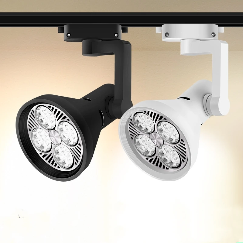 

35W 40W 45W LED Track Light Spotlight Fixture Track Rail Lighting Systems COB LED Ceiling Rail Spot Lamp For Clothing Store