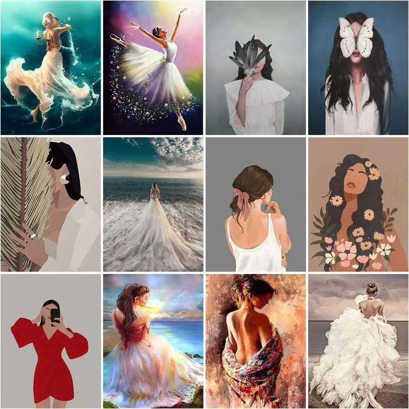 CHENISTORY 5D DIY Diamond Painting girl Full Square Round Diamond Embroidery Arts and Crafts Mosaic figure Home Decor
CHENISTORY 5D DIY Diamond Painting girl Full Square Round Diamond Embroidery Arts and Crafts Mosaic figure Home Decor
