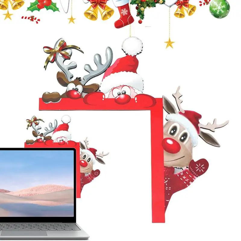 Рождественское украшение для дверной рамы, деревянные Угловые дверные знаки в виде Санты, лося, оконная рама, рождественские украшения для дома, креативный подарок на Новый год
Рождественское украшение для дверной рамы, деревянные Угловые дверные знаки в виде Санты, лося, оконная рама, рождественские украшения для дома, креативный подарок на Новый год