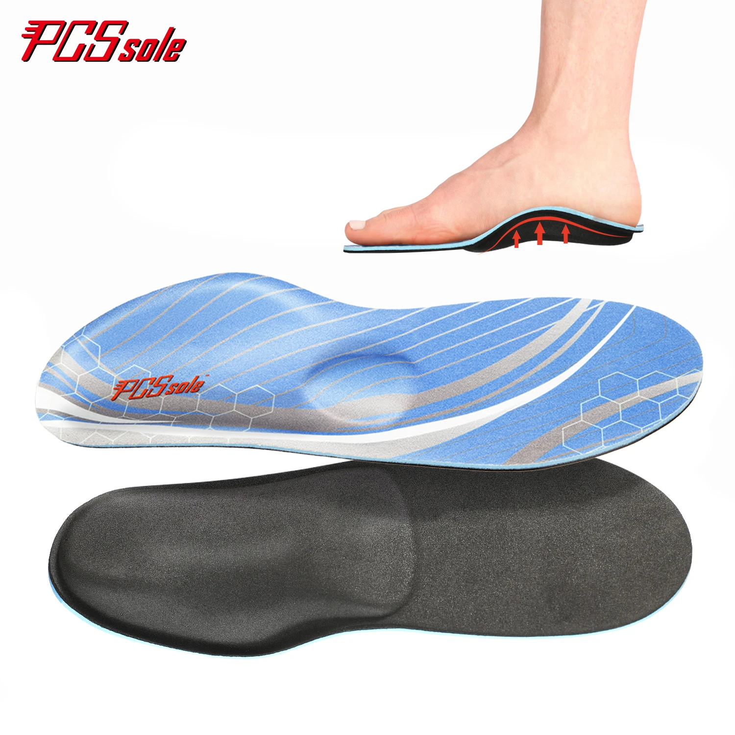 PCSsole High Arch Support Shoe Inserts, Orthotic Memory Foam Insoles for Severe Flat Feet,Plantar Fasciitis,Foot Pain,Heel Pain
PCSsole High Arch Support Shoe Inserts, Orthotic Memory Foam Insoles for Severe Flat Feet,Plantar Fasciitis,Foot Pain,Heel Pain
