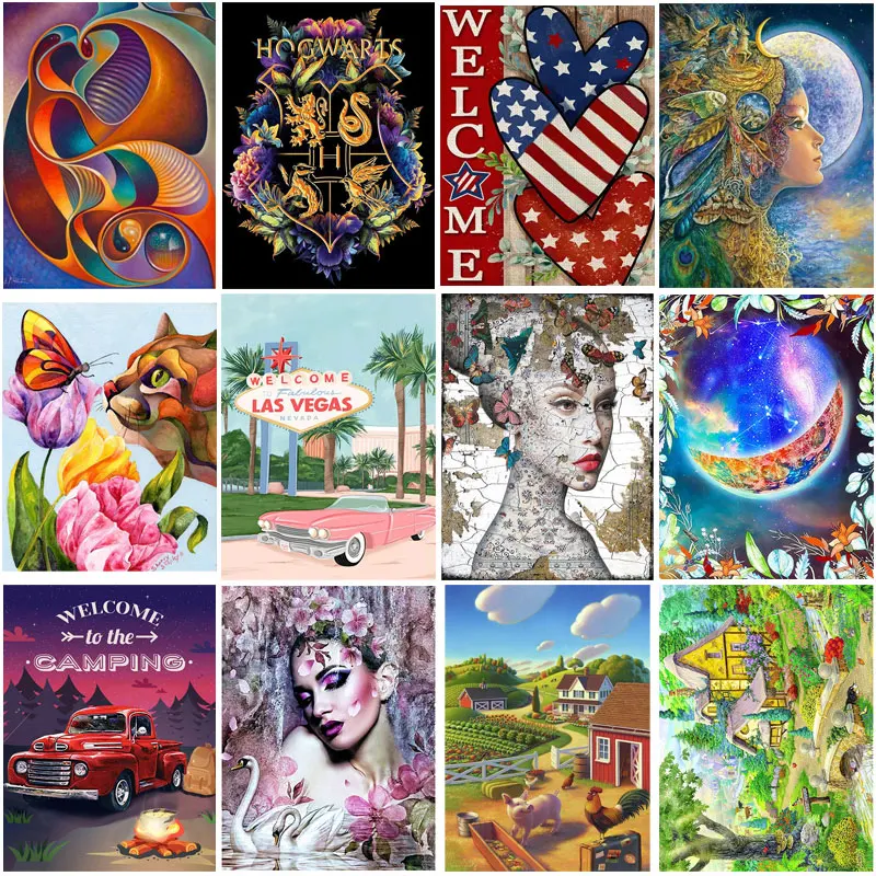 5D Diy Diamond Painting Contemporary Abstract Art Full Round Square Drill Diamond Embroidery Animal Landscape Mosaic Art Artwork
5D Diy Diamond Painting Contemporary Abstract Art Full Round Square Drill Diamond Embroidery Animal Landscape Mosaic Art Artwork