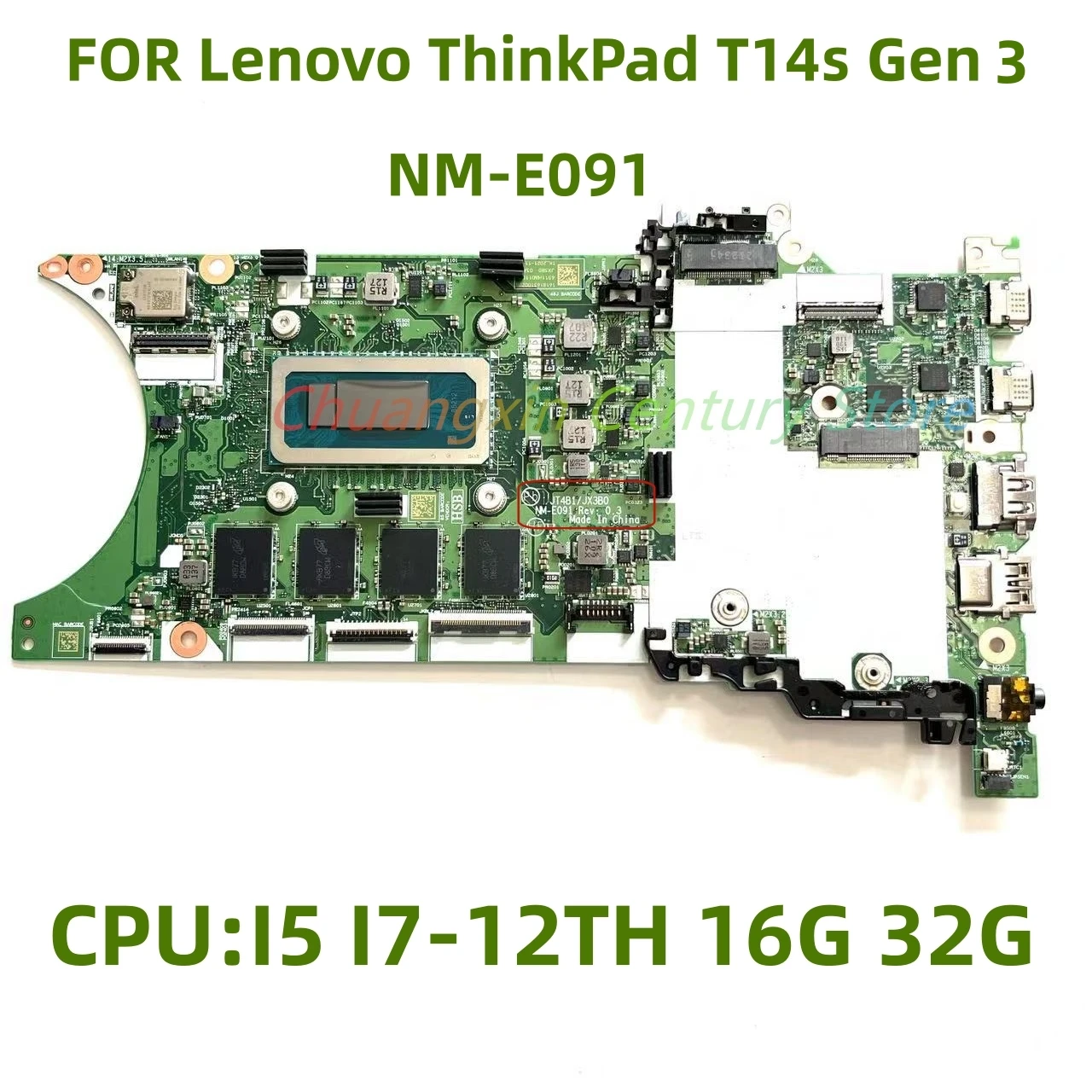 Подходит для ноутбука ThinkPad X13 Gen 3/T14S Gen 3, материнская плата для ноутбука с детской/детской яркостью/32 ГБ, тест 100%, ОК
Подходит для ноутбука ThinkPad X13 Gen 3/T14S Gen 3, материнская плата для ноутбука с детской/детской яркостью/32 ГБ, тест 100%, ОК