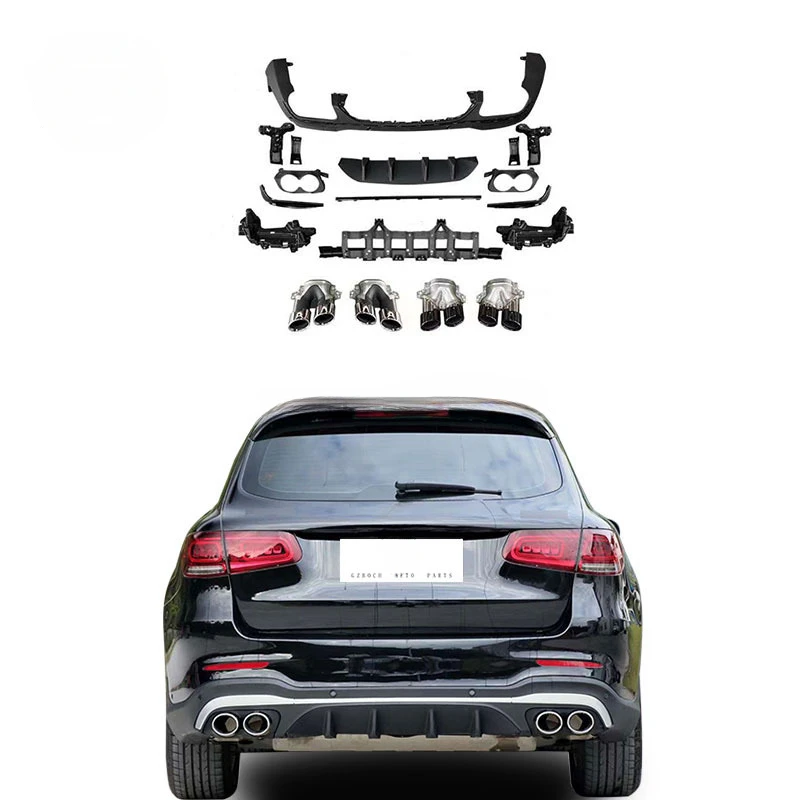 Подлинный задний диффузор для 2016 + Mercedes GLC-CLASS X253 W253 facelift GLC43 AMG задний диффузор выхлопной трубы
Подлинный задний диффузор для 2016 + Mercedes GLC-CLASS X253 W253 facelift GLC43 AMG задний диффузор выхлопной трубы