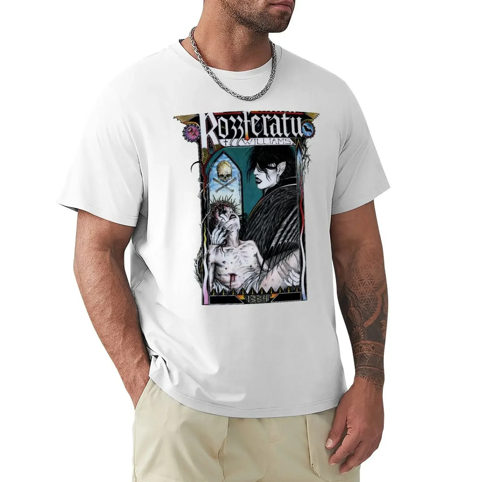 Rozzferatu - Fan Art for Rozz Williams T-Shirt aesthetic clothes funnys men graphic t shirts
Rozzferatu - Fan Art for Rozz Williams T-Shirt aesthetic clothes funnys men graphic t shirts