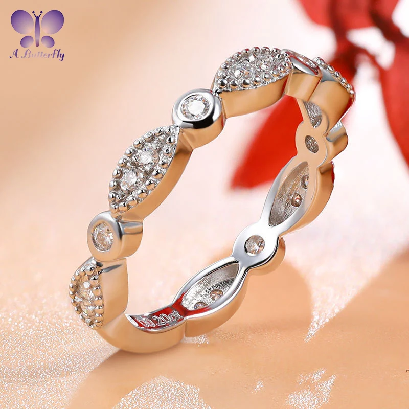 AButterfly 100% D Color Moissanite 925 Sterling Silver Vintage Band Women's Wedding Ring Fine Jewelry Wholesale High Quality
AButterfly 100% D Color Moissanite 925 Sterling Silver Vintage Band Women's Wedding Ring Fine Jewelry Wholesale High Quality
