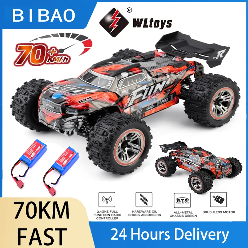 

WLtoys 184008 70KM/H 4WD RC Car Professional Monster Truck High Speed Drift Racing Remote Control Cars Children's Toys for Boys