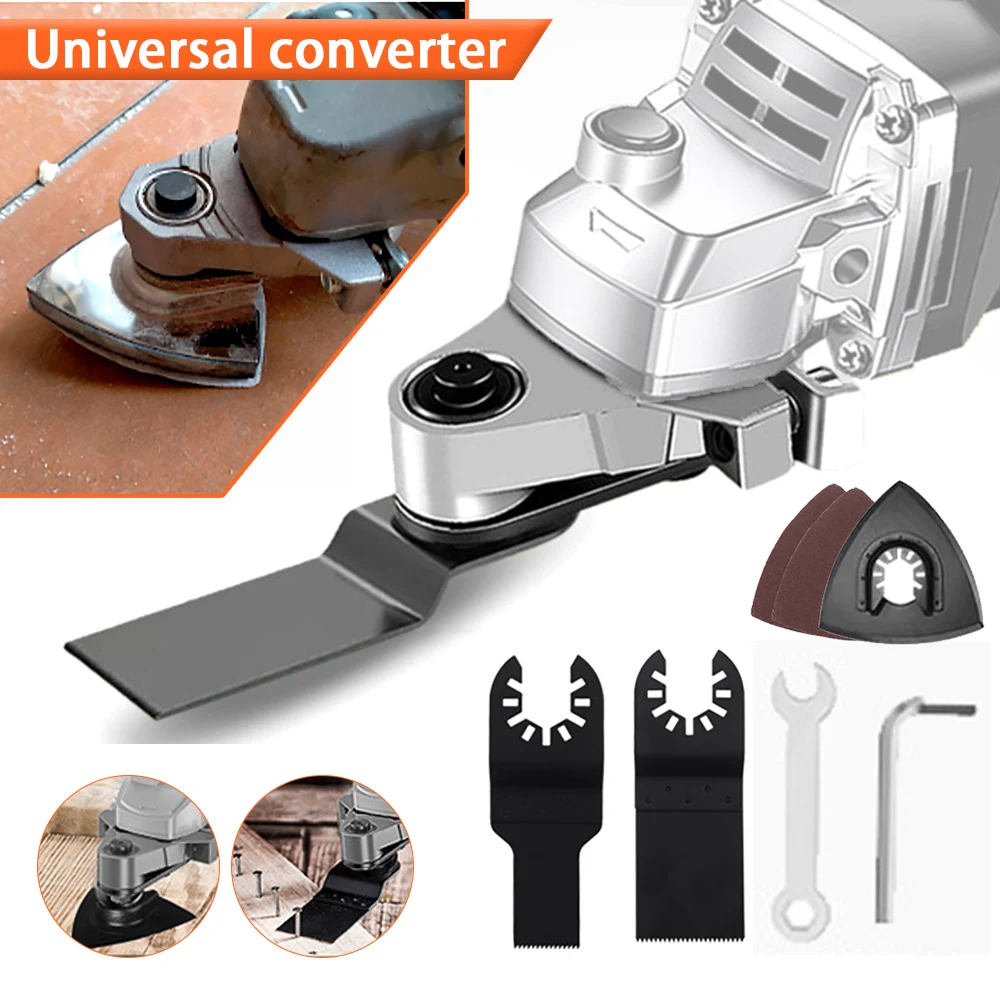 Professional Angle Grinde Changed to Universal Treasure Adapter Multifunctional Cutting Polishing Shovelling Woodworking Tools 
Professional Angle Grinde Changed to Universal Treasure Adapter Multifunctional Cutting Polishing Shovelling Woodworking Tools