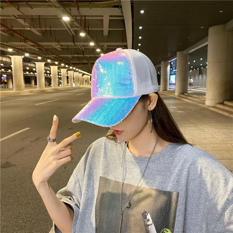 Hotsweet Sequin Hat Bonnets High Street Colorful Sequin Net Cap Harajuku Cyberpunk Cosplay Peaked Cap Y2k Women Baseball Cap
Hotsweet Sequin Hat Bonnets High Street Colorful Sequin Net Cap Harajuku Cyberpunk Cosplay Peaked Cap Y2k Women Baseball Cap