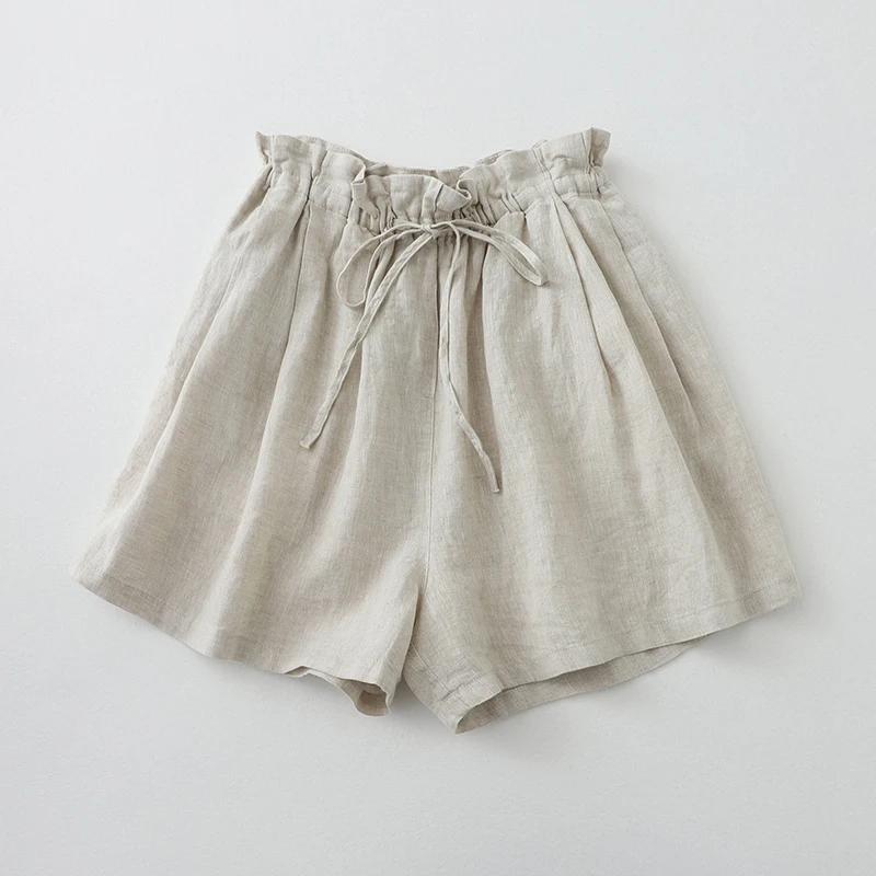 Limiguyue Casual Cotton Linen Short Elastic High Waist Drawstring Wide-Legs Shorts All Match Summer Clothes Breathable U401
Limiguyue Casual Cotton Linen Short Elastic High Waist Drawstring Wide-Legs Shorts All Match Summer Clothes Breathable U401