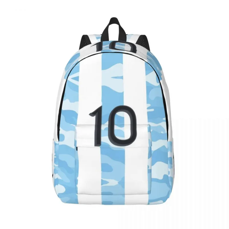 

Messis 10 Football Argentina for Men Women Student School Bookbag Daypack Middle High College Hiking