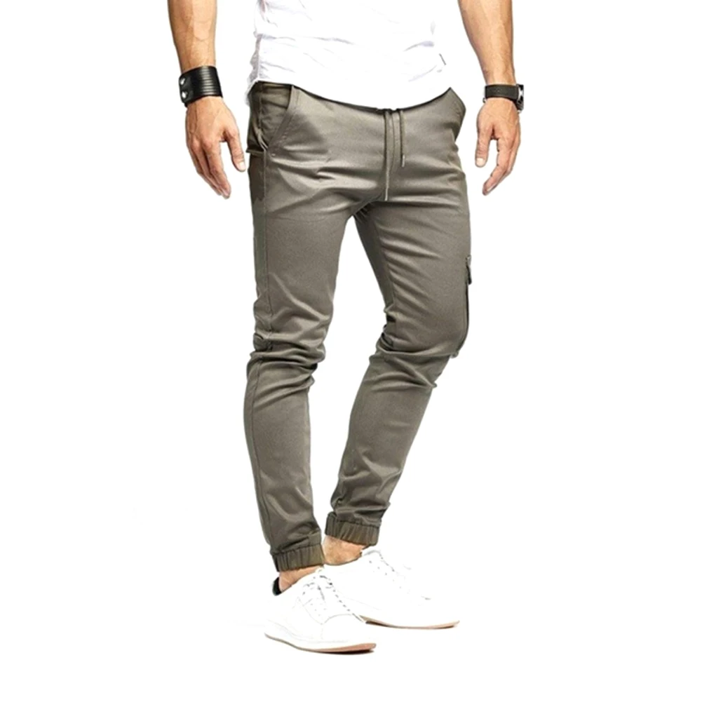 Fashion Men's Cargo Pants Solid Color Work Wear Pocket Sports Training Skinny Sweatpants Trousers Joggers Pants Male Clothing
Fashion Men's Cargo Pants Solid Color Work Wear Pocket Sports Training Skinny Sweatpants Trousers Joggers Pants Male Clothing