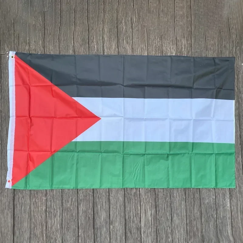 

60 x 90cm/90x150cm Palestine Flag Hanging Polyester Gaza Palestinian Banner for Decoration National Palestine Palestinians Flags