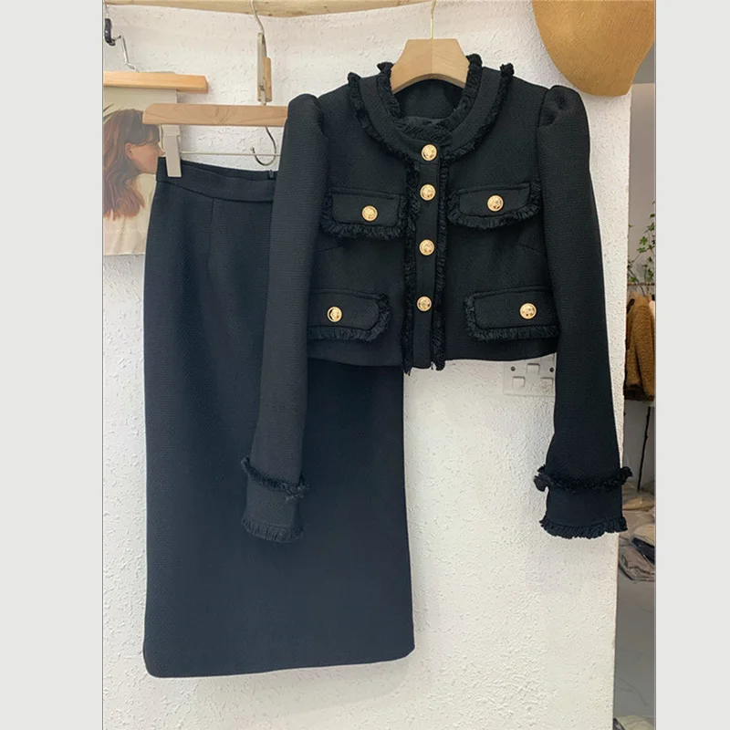 Two-piece Suit 2023 Spring Korean Style Long Sleeve Slim Sexy Coats Temperament Mini Skirt Fashion Sets Womens Clothing
Two-piece Suit 2023 Spring Korean Style Long Sleeve Slim Sexy Coats Temperament Mini Skirt Fashion Sets Womens Clothing