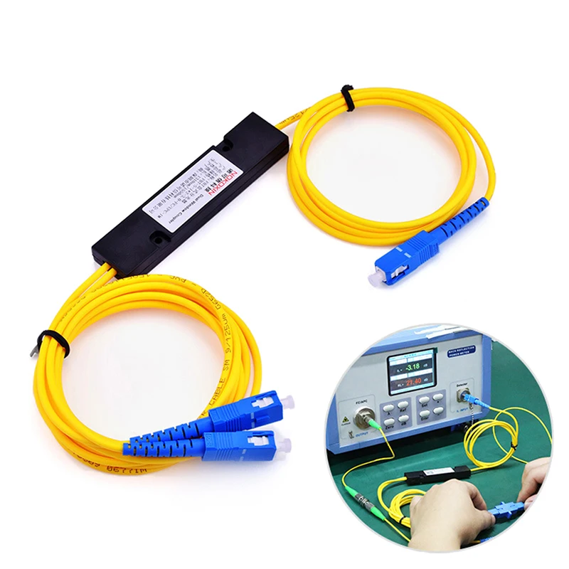 PLC Splitter SC APC 1X2 PLC Singlemode Fiber Optical Splitter SC/UPC PCL Splitter Internal Computer Cable Sleeve
PLC Splitter SC APC 1X2 PLC Singlemode Fiber Optical Splitter SC/UPC PCL Splitter Internal Computer Cable Sleeve