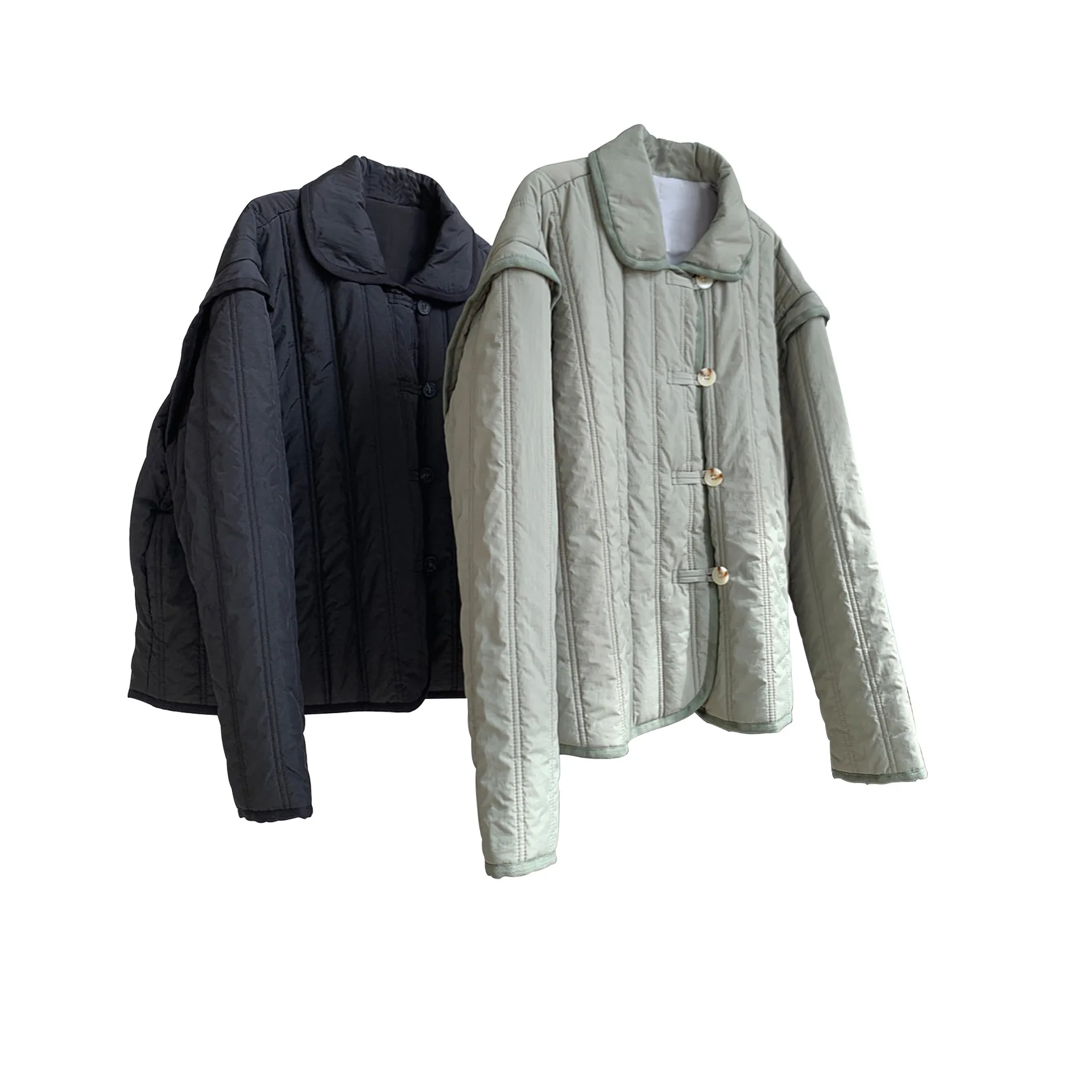 2022 Winter New Fashion Quality Design Lapel Cotton Jacket with Buckles Loose Warm and Comfortable Cotton Jacket Women's Thick
2022 Winter New Fashion Quality Design Lapel Cotton Jacket with Buckles Loose Warm and Comfortable Cotton Jacket Women's Thick