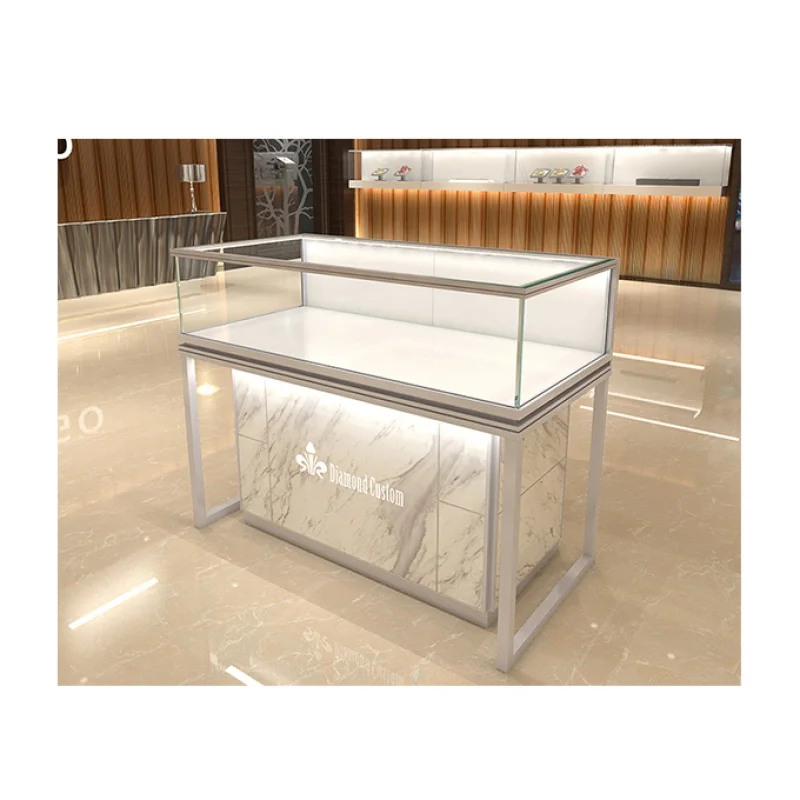 Custom. silver color single jewelry display showcase glass display cabinet with LED
Custom. silver color single jewelry display showcase glass display cabinet with LED