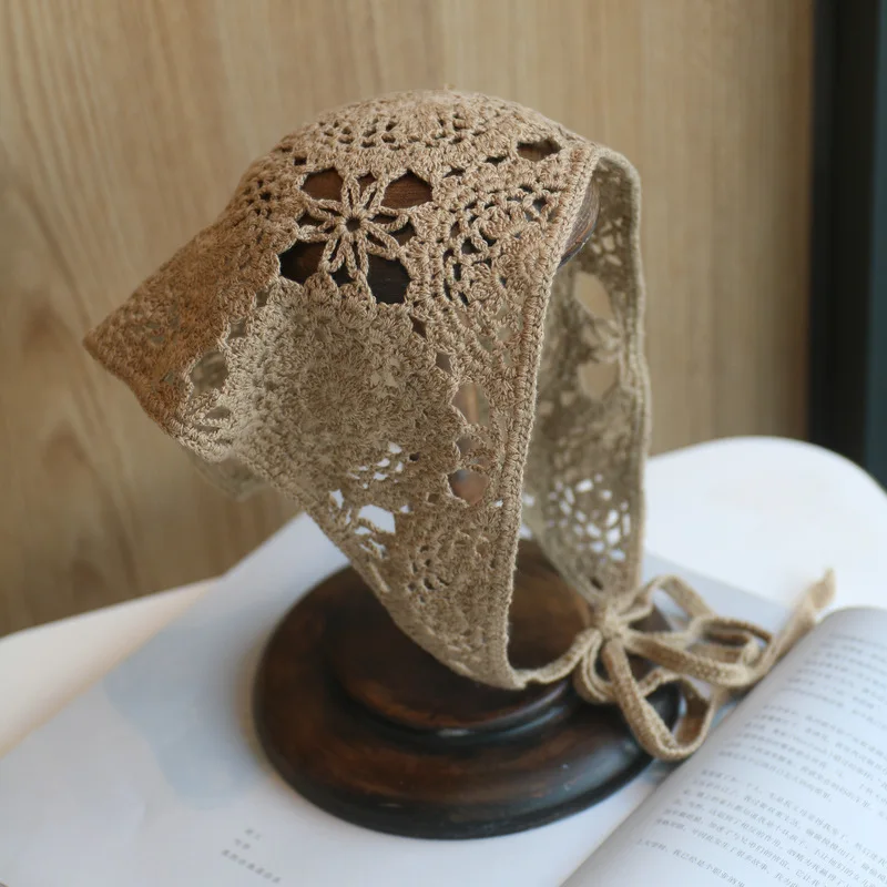 Hot Selling Crochet Floral Knitting Hair Scarf Soft Solid Hollow Out Knitted Headband Triangle Bandana Turban Tied Hairbands
Hot Selling Crochet Floral Knitting Hair Scarf Soft Solid Hollow Out Knitted Headband Triangle Bandana Turban Tied Hairbands
