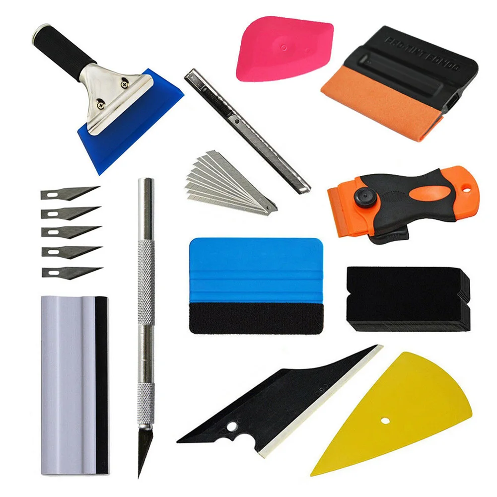 12pcs/set Car Wrapping Tools Kit Vinyl Squeegee Felt Scraper Pro Cutter Razor Window Tint Auto Maintenance Tool
12pcs/set Car Wrapping Tools Kit Vinyl Squeegee Felt Scraper Pro Cutter Razor Window Tint Auto Maintenance Tool
