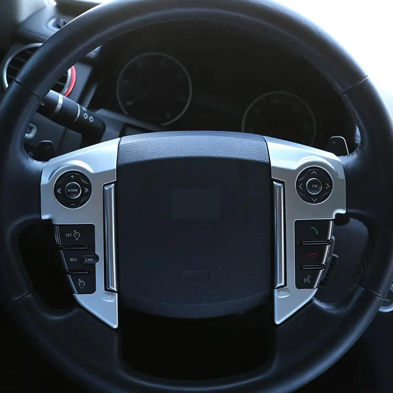 For Land Rover Range Rover Sport Discovery 4 LR4 Freelander 2 ABS Silver Car Steering Wheel Cover Trim Stickers Car Accessories
For Land Rover Range Rover Sport Discovery 4 LR4 Freelander 2 ABS Silver Car Steering Wheel Cover Trim Stickers Car Accessories