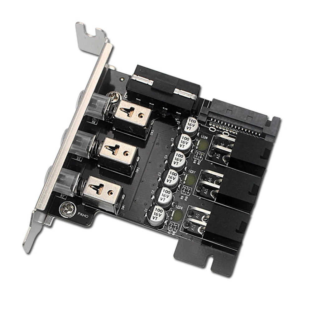 Hard Drive Power Switch 4Pin SATA Power Expansion Card Control Switch LED Backlit Numbered Hard Disk Control System for Desktop
Hard Drive Power Switch 4Pin SATA Power Expansion Card Control Switch LED Backlit Numbered Hard Disk Control System for Desktop