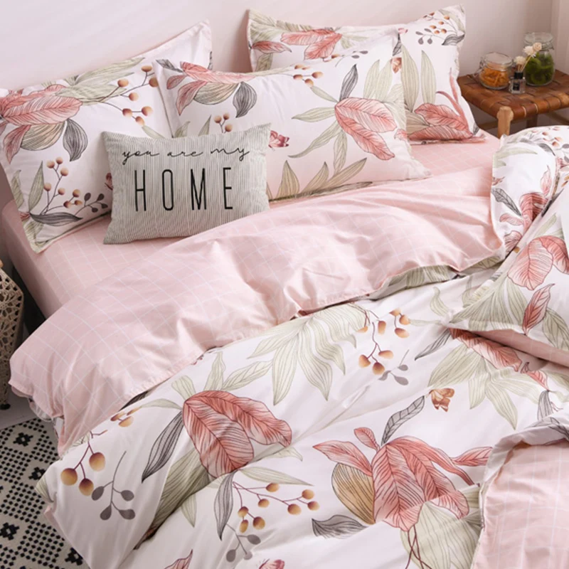 BlessLiving 3PCS Floral Leave Duvet Cover Girl Pink Flower Bedding Set Garden Style Pink Floral Leaf Colorful Floral Quilt Cover
BlessLiving 3PCS Floral Leave Duvet Cover Girl Pink Flower Bedding Set Garden Style Pink Floral Leaf Colorful Floral Quilt Cover