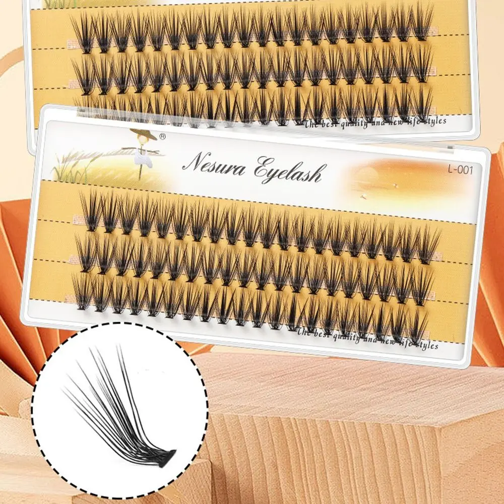 

Segmented L Curl False Eyelashes Mink Lashes 10D/20D 8-15mm Individual Cluster Eyelashes DIY Oblique Winged Women