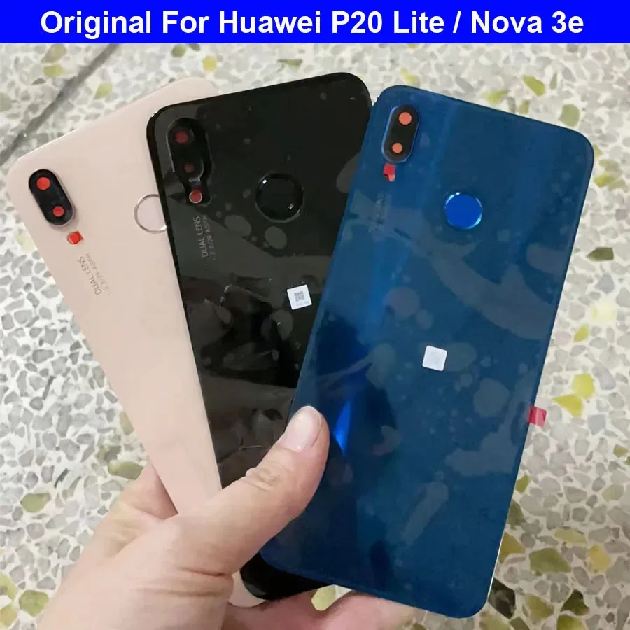 Original Battery Cover For Huawei P20 Lite Back Glass Door Housing Nova 3e P20lite Rear Case With Fingerprint Sensor Camera Lens
Original Battery Cover For Huawei P20 Lite Back Glass Door Housing Nova 3e P20lite Rear Case With Fingerprint Sensor Camera Lens