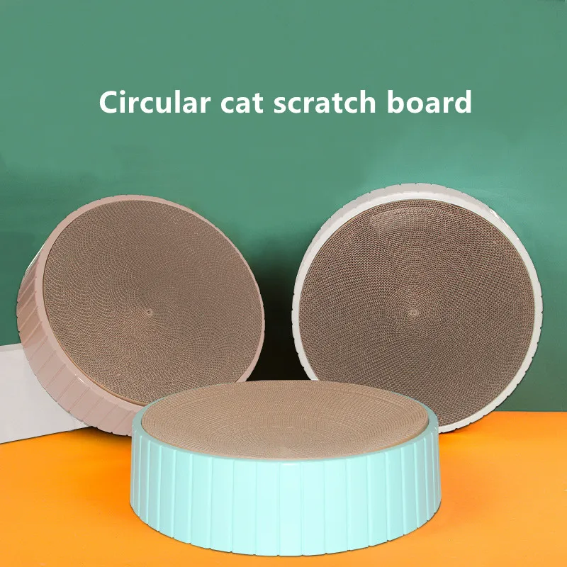 Bowl Cat Nest Scratch Toy Resistant Cat Scratch Board Corrugated Paper Round Pet Supplies Replaceable Core Pvc Moisture-proof 
Bowl Cat Nest Scratch Toy Resistant Cat Scratch Board Corrugated Paper Round Pet Supplies Replaceable Core Pvc Moisture-proof