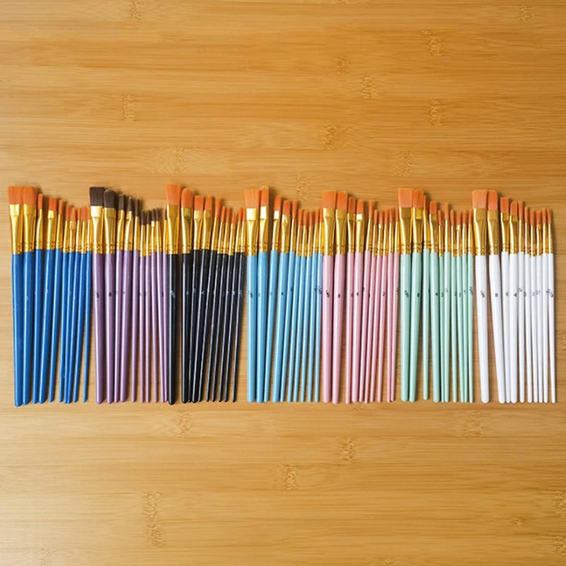 10pc Nylon Painting Brush Short Rod Oil Acrylic Brush Watercolor Pen Paint Brushe Set High Quality Professional Art Supplies
10pc Nylon Painting Brush Short Rod Oil Acrylic Brush Watercolor Pen Paint Brushe Set High Quality Professional Art Supplies
