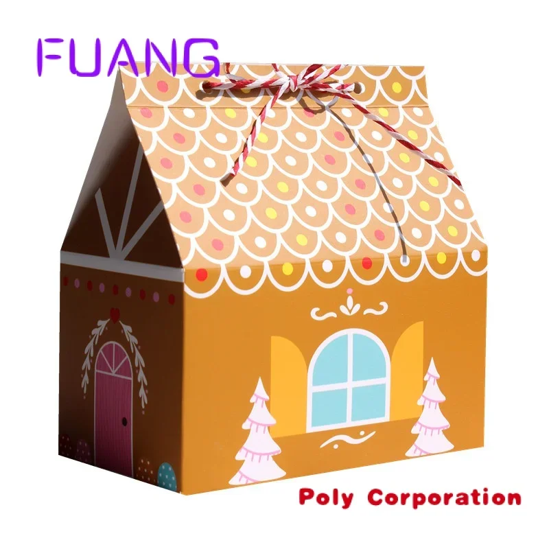 Custom House Shape Paper Cardboard Treat Candy Christmas Gift Boxes Gift Packaging Festive Packaging 350Gpacking box for small
Custom House Shape Paper Cardboard Treat Candy Christmas Gift Boxes Gift Packaging Festive Packaging 350Gpacking box for small
