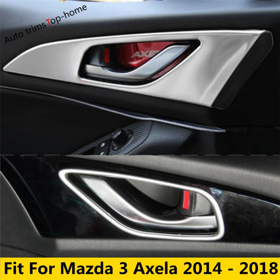 Car Inner Door Handle Bowl Frame Decal Protector Cover Trim Auto Carbon Fiber Interior Accessories For Mazda 3 Axela 2014 - 2018
Car Inner Door Handle Bowl Frame Decal Protector Cover Trim Auto Carbon Fiber Interior Accessories For Mazda 3 Axela 2014 - 2018
