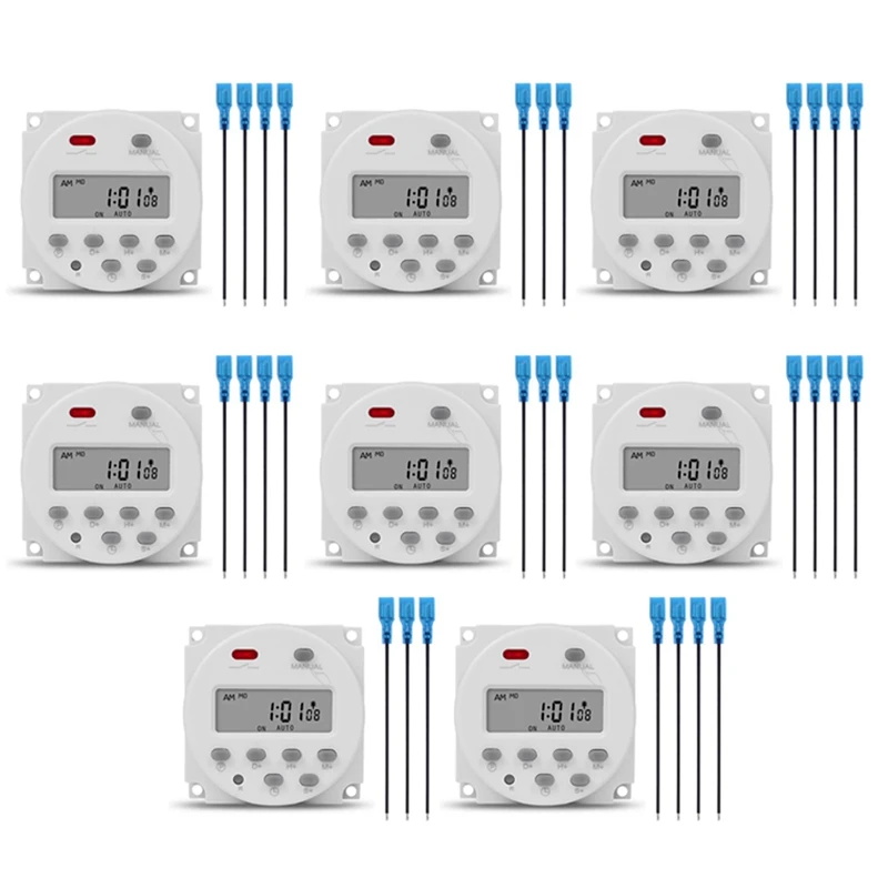 8X SINOTIMER 1 Second Interval 12V Digital LCD Timer Switch 7 Days Weekly Programmable Time Relay Programmer CN101S
8X SINOTIMER 1 Second Interval 12V Digital LCD Timer Switch 7 Days Weekly Programmable Time Relay Programmer CN101S