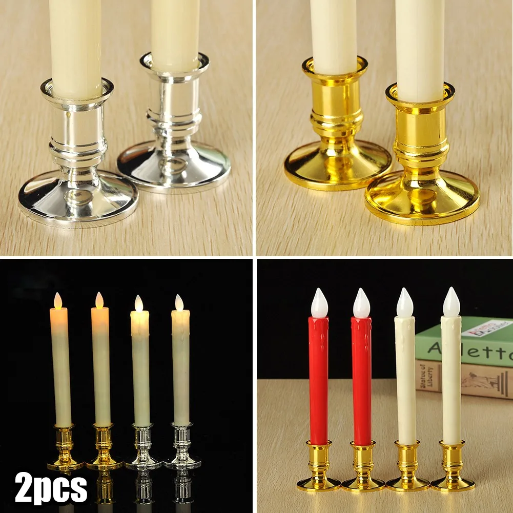 2PC Traditional Shape Taper Retro Candle Holder Candlestick Candlest Candle Base Electronic Candle Home Decor Wedding Decoration
2PC Traditional Shape Taper Retro Candle Holder Candlestick Candlest Candle Base Electronic Candle Home Decor Wedding Decoration