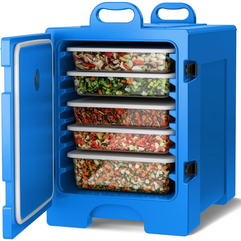 COSTWAY Front Loading Insulated Food Pan Carrier, for 5 Full-Size Pan, 81 Quart Capacity, Food-Grade LLDPE Material
COSTWAY Front Loading Insulated Food Pan Carrier, for 5 Full-Size Pan, 81 Quart Capacity, Food-Grade LLDPE Material