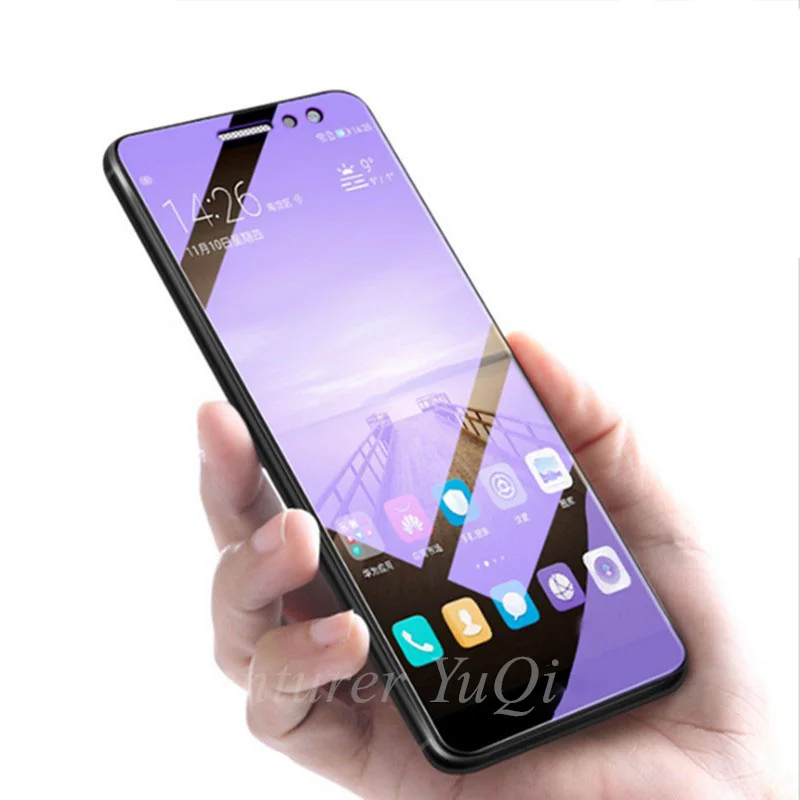 Protecteur d'écran anti-lumière bleue pour iPhone, verre guatémaltèque pour iPhone 15 14 13 12 11 Pro Max 12Mini SE2020 Poly XS X 7 8 6 6S Plus, 2 pièces 6