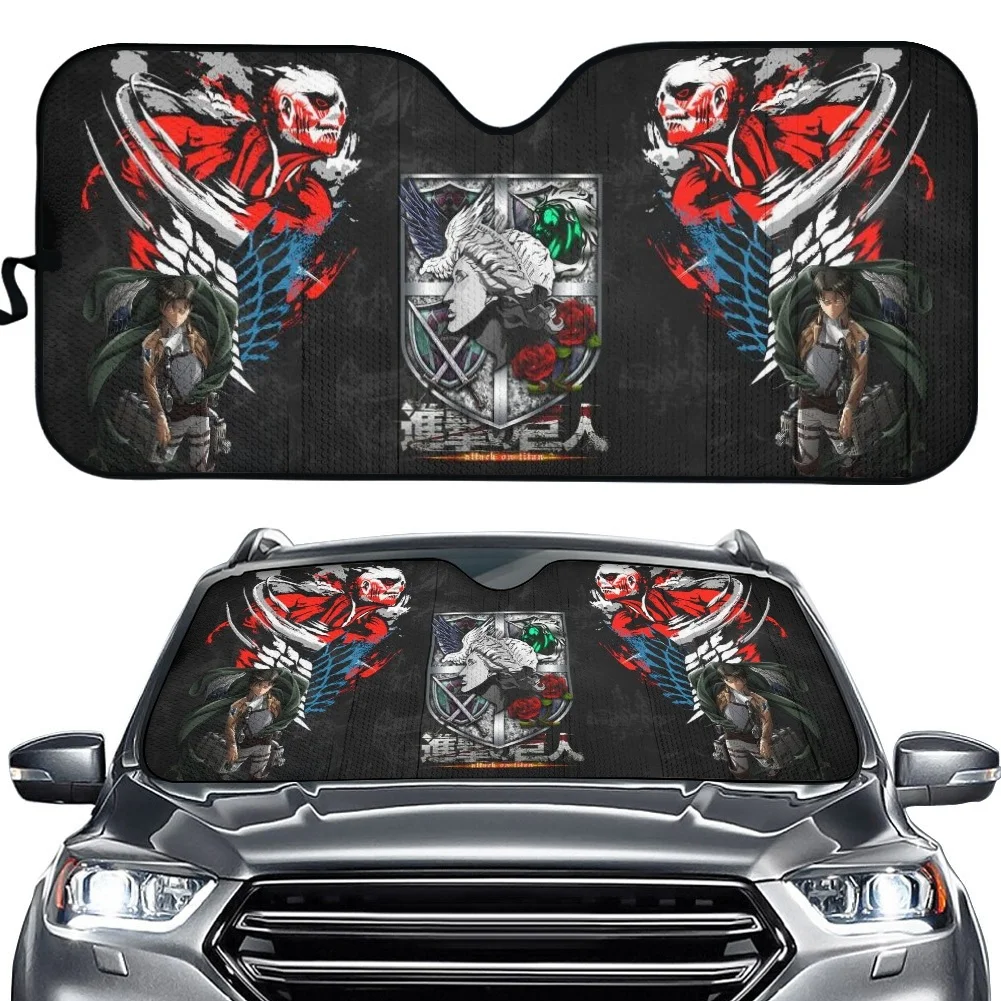 Japanese Anime Attack Eren Yeager Design Car Accessories UV Protect Foldable Car Sun Shade for Windshield UV Sun Gloss Sunshade
Japanese Anime Attack Eren Yeager Design Car Accessories UV Protect Foldable Car Sun Shade for Windshield UV Sun Gloss Sunshade