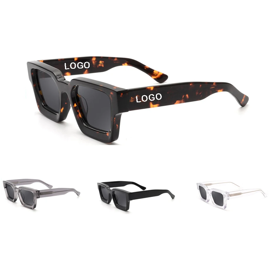 

Wholesale Cheap Black Newest lentes de sol Designer UV400 TAC Acetate Polarized Sunglasses Men Women