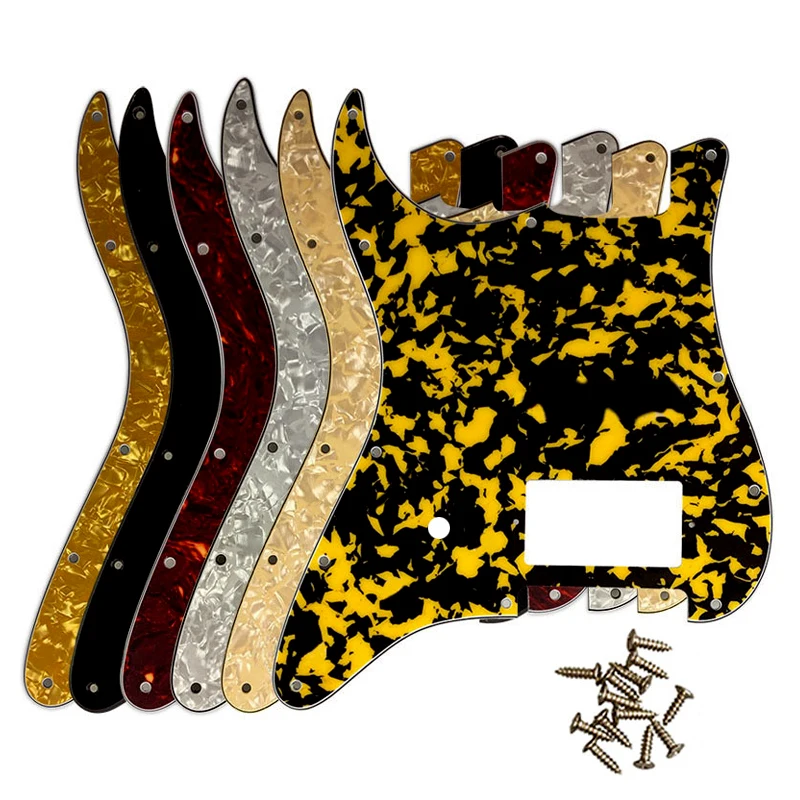 Pleroo Guitar Parts For Left Handed US 11 Mounting Screw Hole Standard Start H PAF Guitar Pickguard With Brige Humbucker
Pleroo Guitar Parts For Left Handed US 11 Mounting Screw Hole Standard Start H PAF Guitar Pickguard With Brige Humbucker
