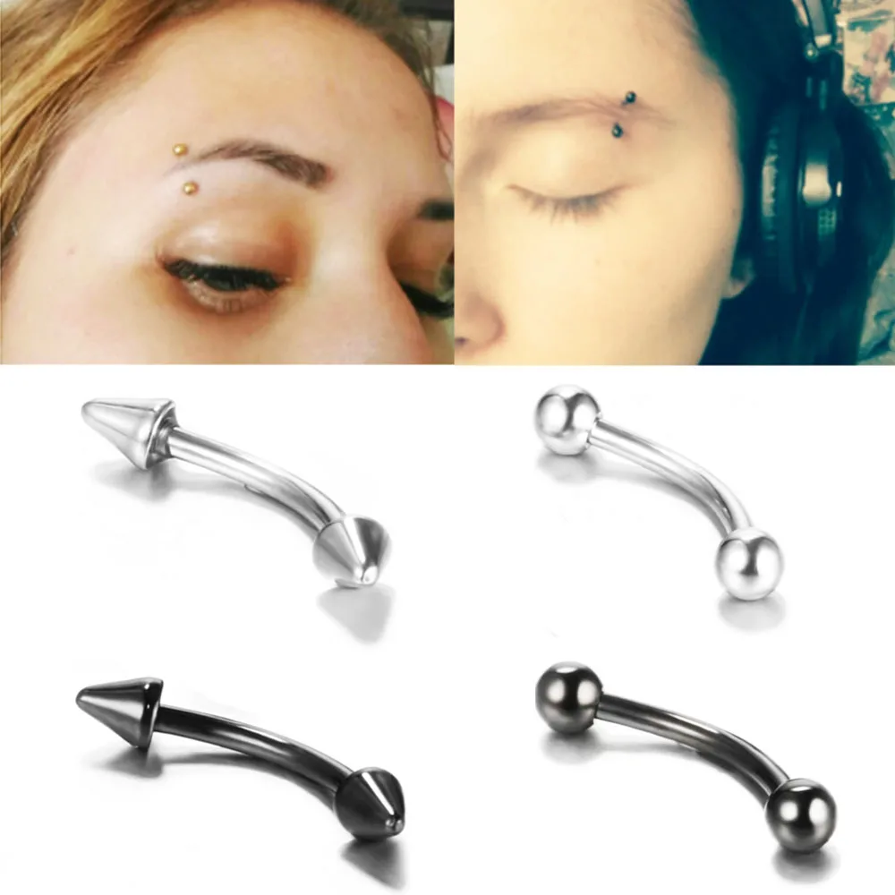 Leosoxs 1pcs Stainless Steel Round Ball Curved Rod Eyebrow Piercing Jewelry Lip Studs and Ear Studs
Leosoxs 1pcs Stainless Steel Round Ball Curved Rod Eyebrow Piercing Jewelry Lip Studs and Ear Studs