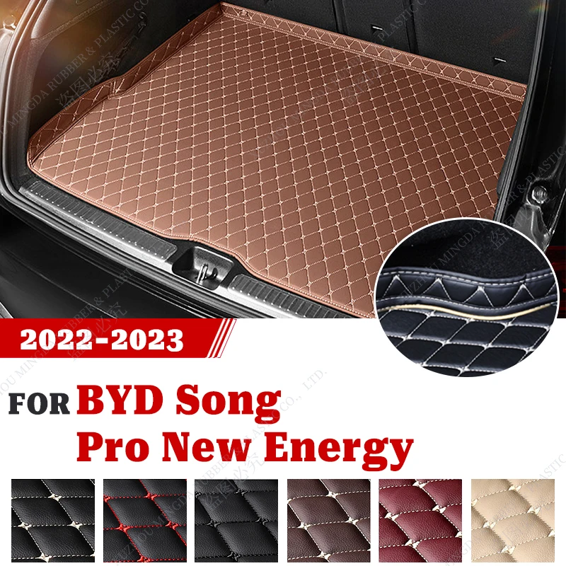 

Car Trunk Mat For BYD Song Pro New Energy 2022 2023 Custom Car Accessories Auto Interior Decoration