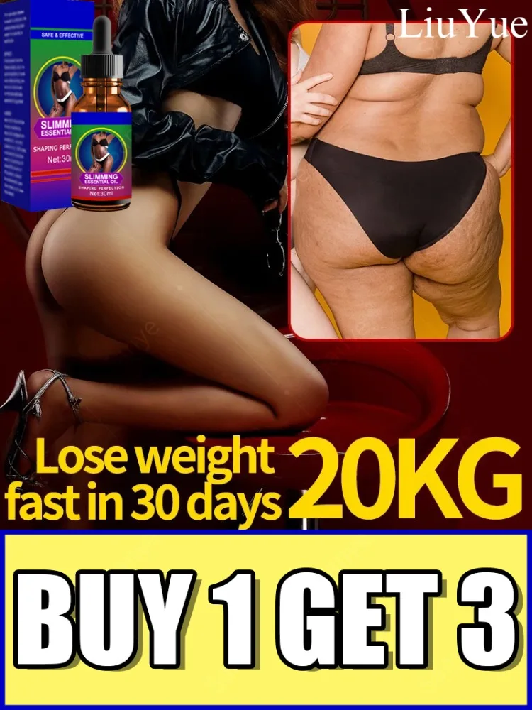 

Buy 1 Get 3 Slimming Serum for Women Powerful Weight Loss Cream Man Sculpting Cream Belly Fat Burning Firming Massage Essence
